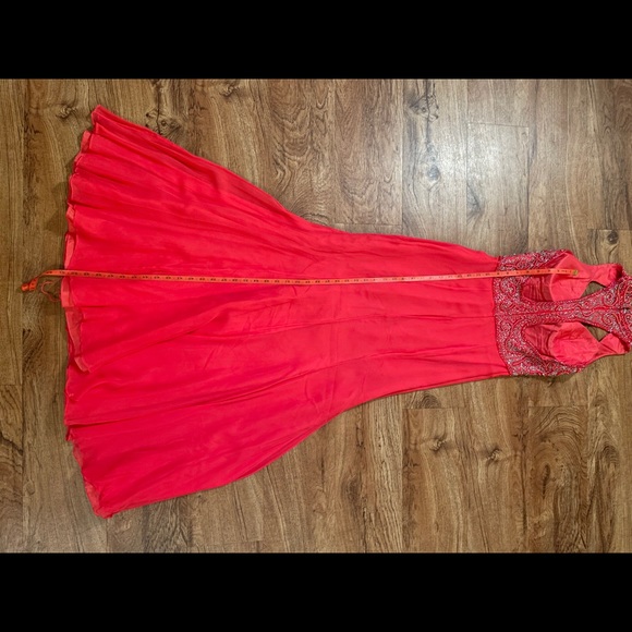 Alyce Designs Coral Beaded Pageant/Prom Gown - Picture 10 of 12